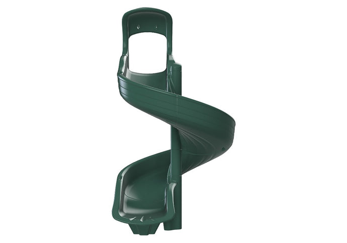 Open Spiral Slide 6' Green