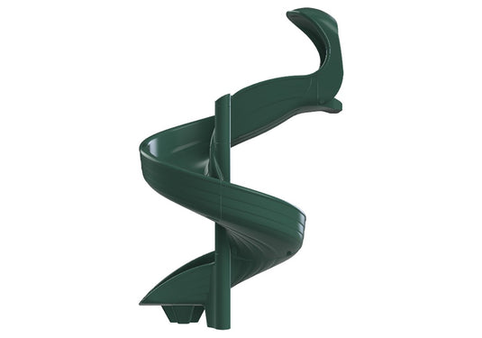 Open Spiral Slide 6' Green