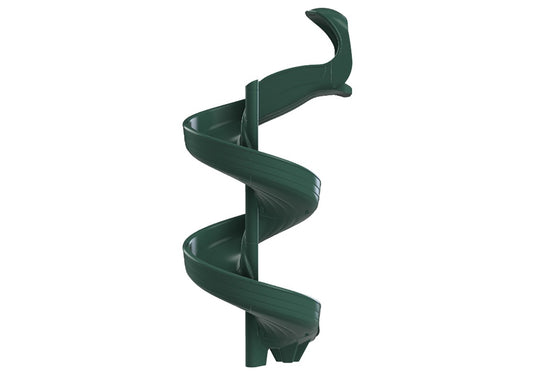 Open Spiral Slide 9' Green