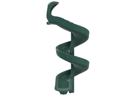 Open Spiral Slide 9' Green