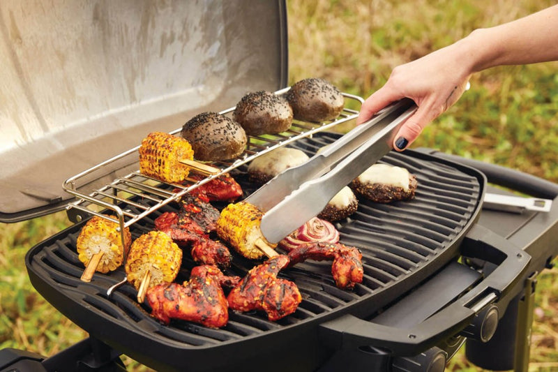 Load image into Gallery viewer, PHANTOM TRAVELQ® PRO 285 PORTABLE GAS GRILL w/ SCISSOR CART
