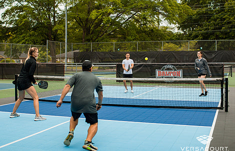 Pickleball Court Kit 2 Versacourt Outdoor Play Marin Backyards