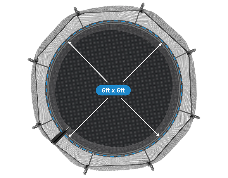 Load image into Gallery viewer, SpringFree Mini Round Trampoline 6&#39;
