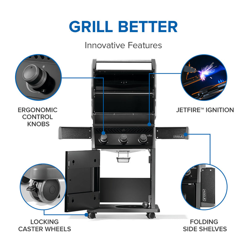 Load image into Gallery viewer, Rogue® 425 Gas Grill Black
