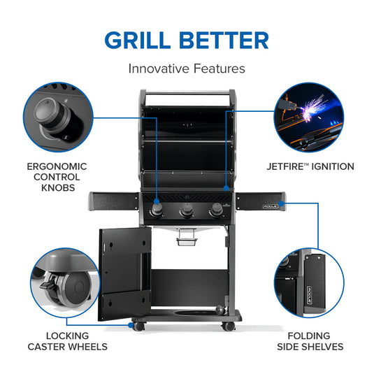Rogue® 425 Gas Grill Black