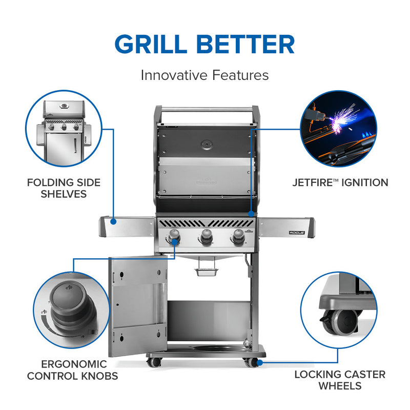 Load image into Gallery viewer, Rogue® 425 Gas Grill Stainless

