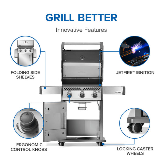 Rogue® 425 Gas Grill Stainless