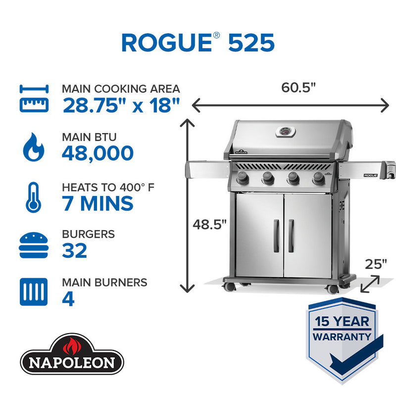 Load image into Gallery viewer, Rogue® 525 Gas Grill
