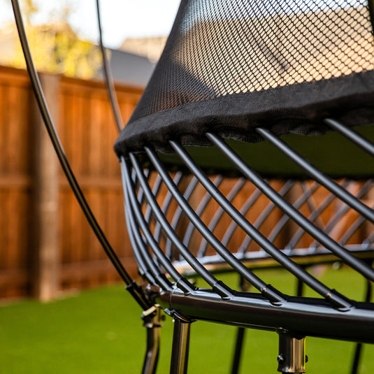 Springfree All Black 13' Jumbo Round Trampoline