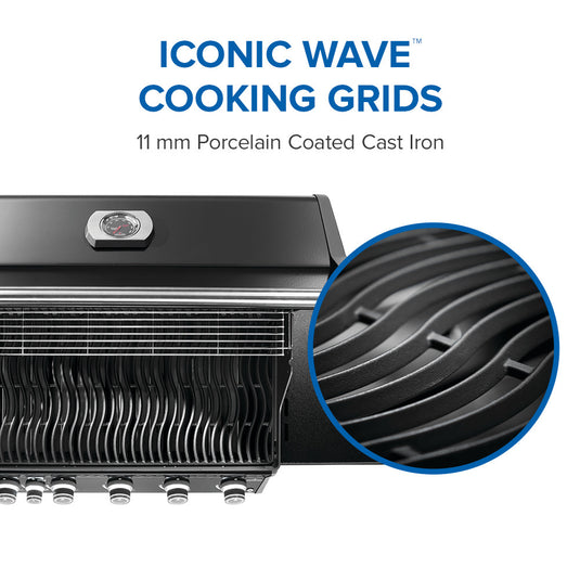 Rogue® PRO 625 SIB with Infrared Side Burner Black