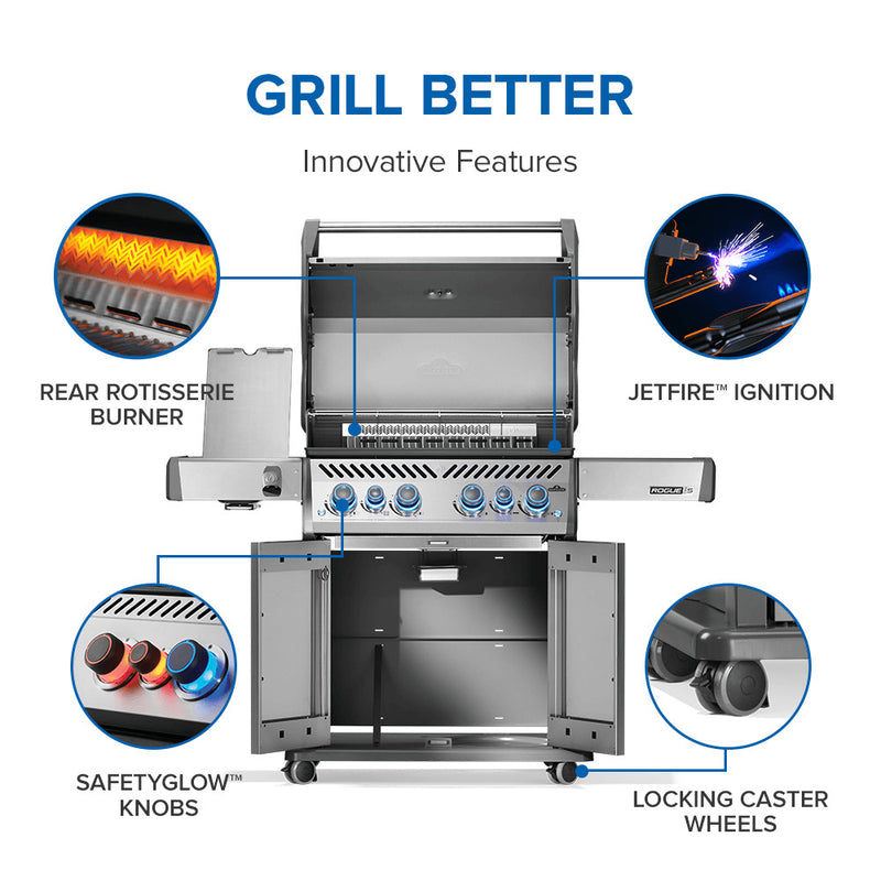 Load image into Gallery viewer, Rogue® PRO-S 525 RSIB with Infrared Side and Rear Burner
