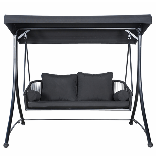 East Green Ramona Patio Swing with Canopy Stand