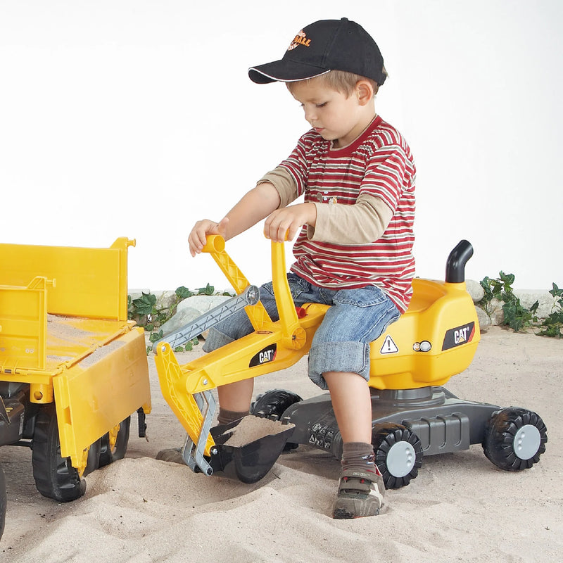 Load image into Gallery viewer, Ride On CAT Ride-On Digger In Action 4 Marin Backyards
