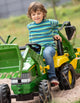 Fully Functional Backhoe [Ride On John Deere Pedal Loader With Backhoe]