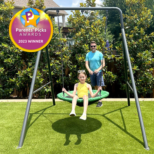 Round Platform Swing Set