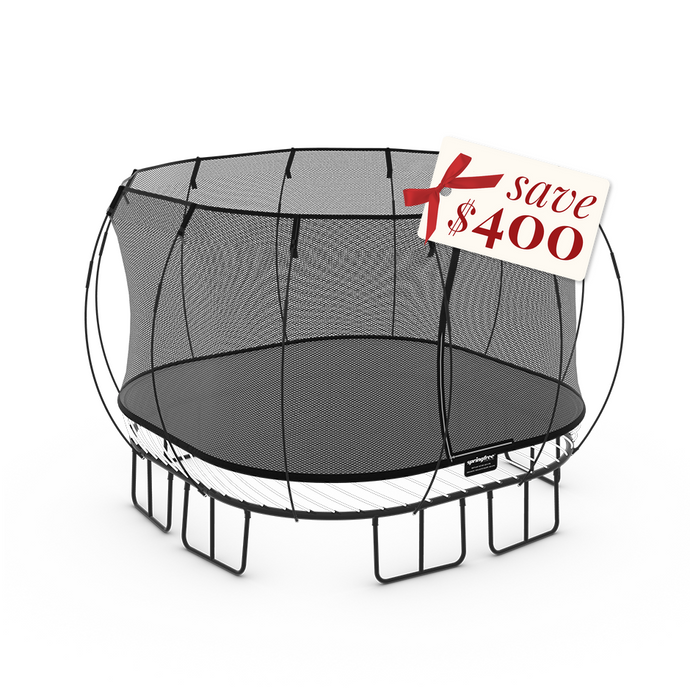 SpringFree Large Square Trampoline 11' x 11'