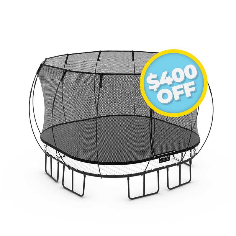 Load image into Gallery viewer, SpringFree Jumbo Square Trampoline 13' x 13'

