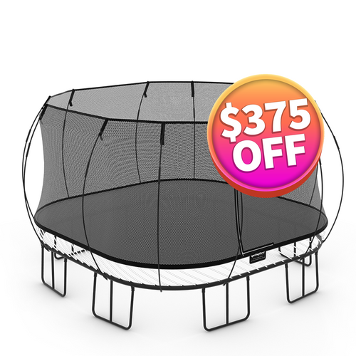 SpringFree Jumbo Square Trampoline 13' x 13'