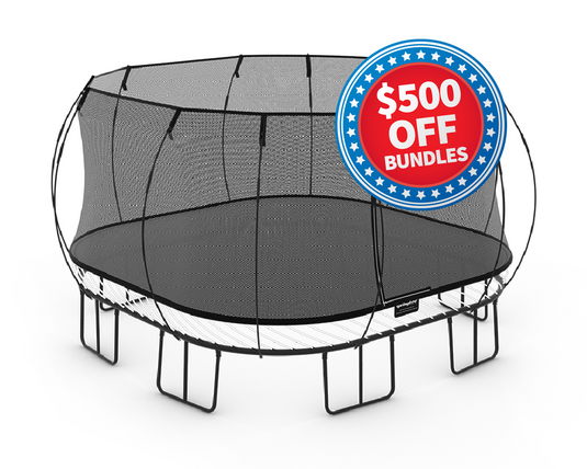 SpringFree Jumbo Square Trampoline 13' x 13'