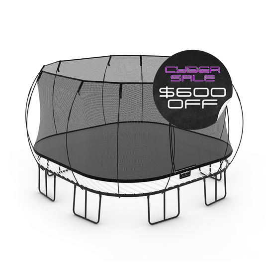 SpringFree Jumbo Square Trampoline 13' x 13'