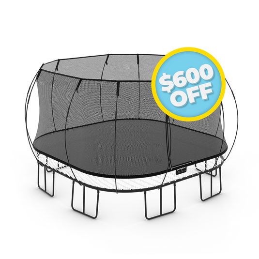 SpringFree Jumbo Square Trampoline 13' x 13'