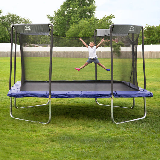 Premium 16' Square Colossal Trampoline with Enclosure