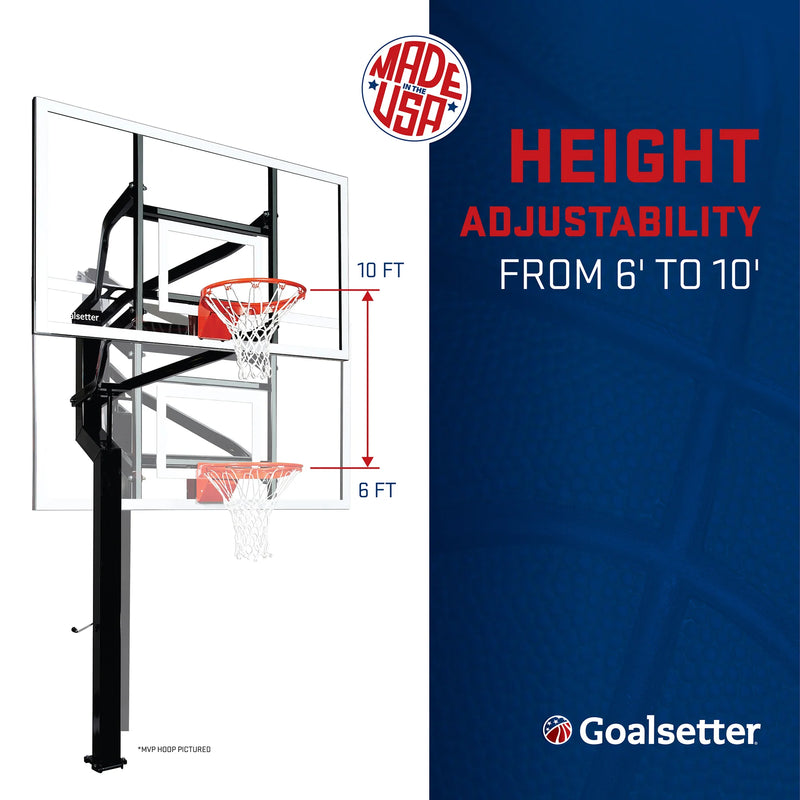 Load image into Gallery viewer, Goalsetter All American 60&quot; (Glass Backboard)
