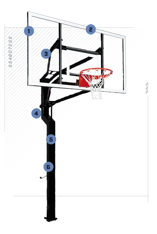 Goalsetter MVP 72" (Glass Backboard)