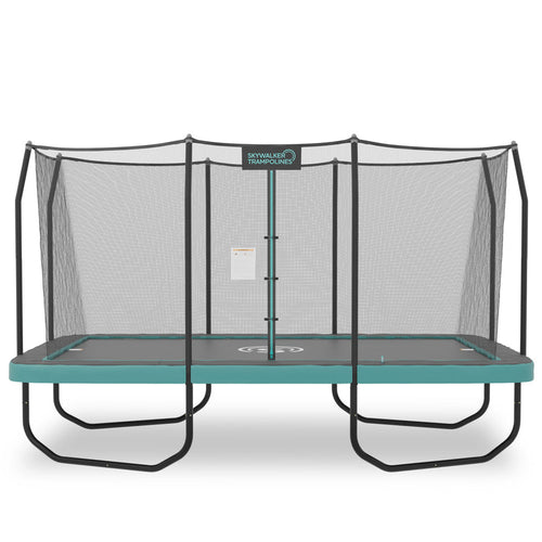 Signature Series 15'x 9' Rectangle Outdoor Trampoline with Enclosure