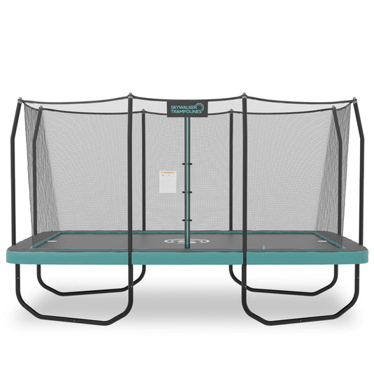 Signature Series 15'x 9' Rectangle Outdoor Trampoline with Enclosure