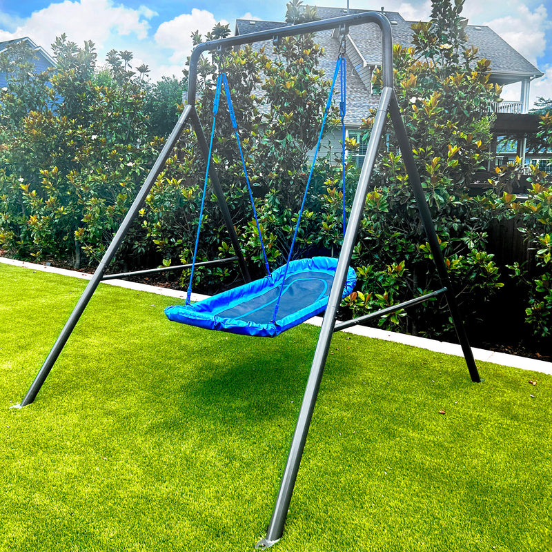 Load image into Gallery viewer, Single Swing Set w/ Double Platform Swing
