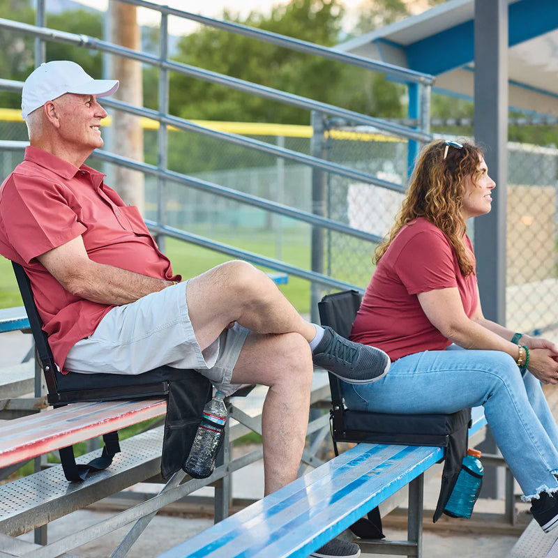 Load image into Gallery viewer, Skywalker Sports Stadium Seat with Back Support - Comfortable and Portable Folding Stadium Seat Cushion for Bleachers
