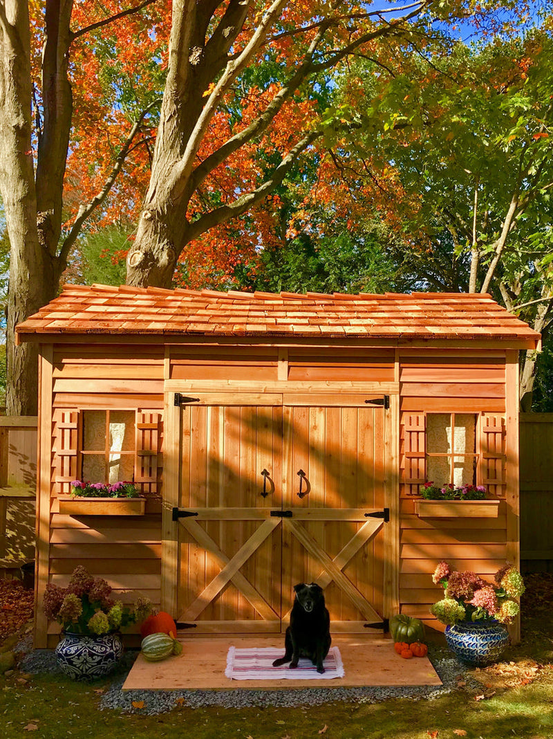 Load image into Gallery viewer, CedarShed 12&#39;x 8&#39; Longhouse
