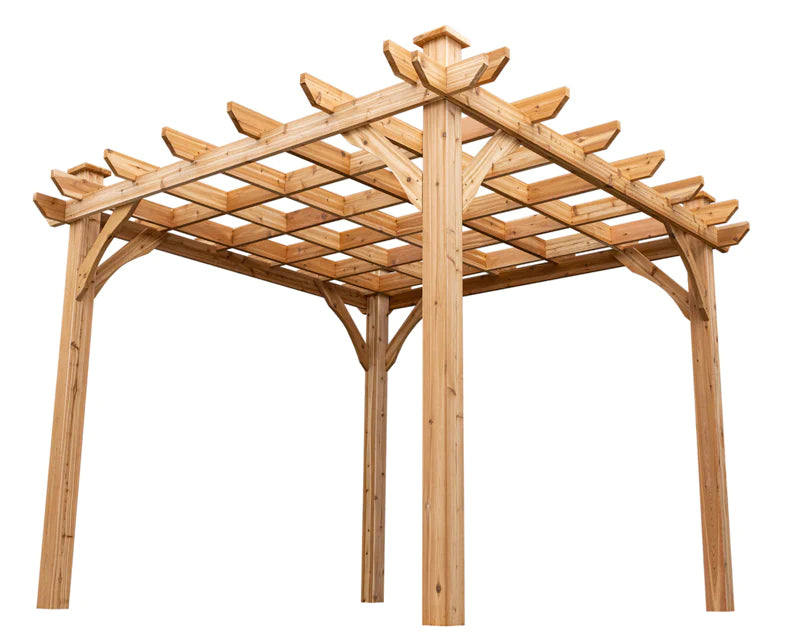 The Kalamalka 10ft x 10ft Pergola Kit Model 2 Marin Backyards