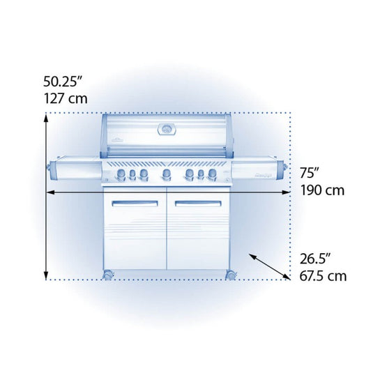 PRESTIGE® 665 w/ REAR & SIDE INFRARED BURNERS