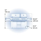 Load image into Gallery viewer, PRESTIGE PRO™ 825 REAR &amp; SIDE INFRARED BURNER
