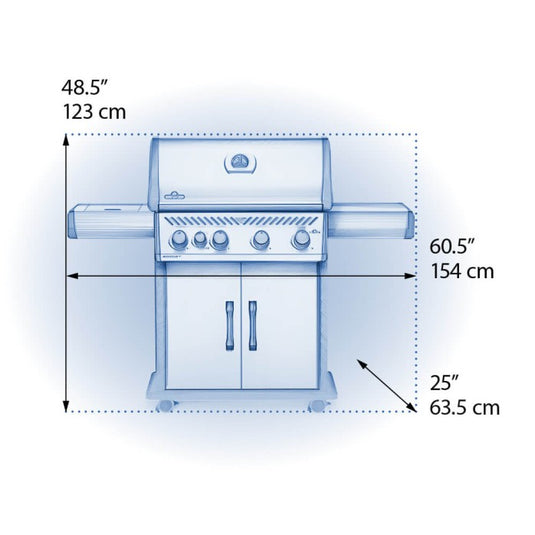 Rogue® SE 525 RSIB with Infrared Side and Rear Burners  6 Burners