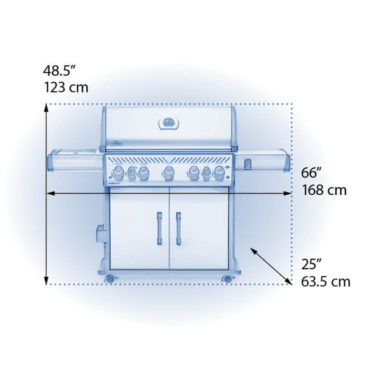 Rogue® SE 625 RSIB with Infrared Side and Rear Burners  7 Burners