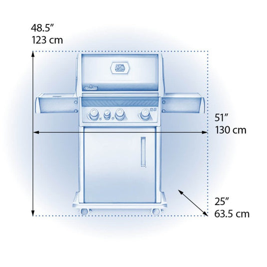 Rogue® XT 425 SIB with Infrared Side Burner