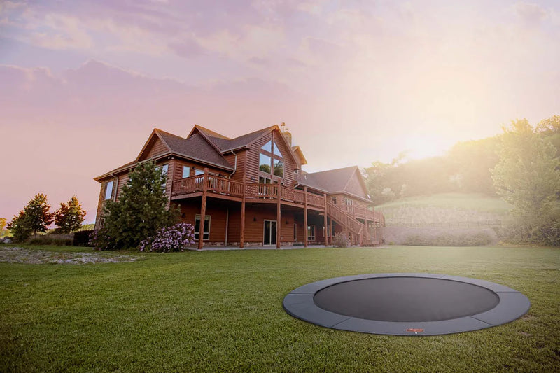 Load image into Gallery viewer, 14′ Round Pro-Line Avyna In-ground Trampoline
