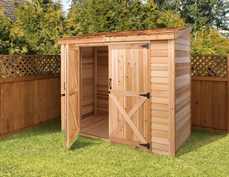 Load image into Gallery viewer, CedarShed 8&#39;x 4&#39; Bayside Double Door
