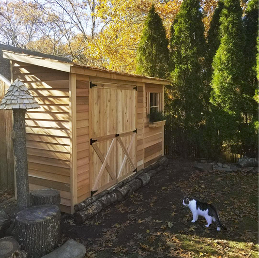 CedarShed 12’x4’ Bayside Double Door