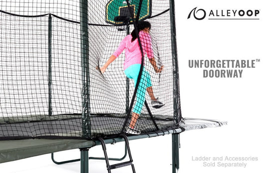 AlleyOOP 10'×17' Rectangle Trampoline with Enclosure