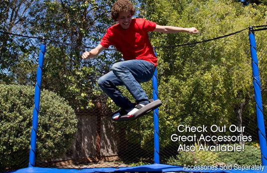 "Clearance" StagedBounce 10'×17' Rectangle Trampoline with Enclosure