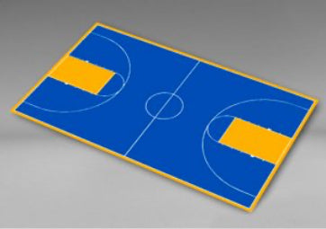 High School Basketball Court Kit 13