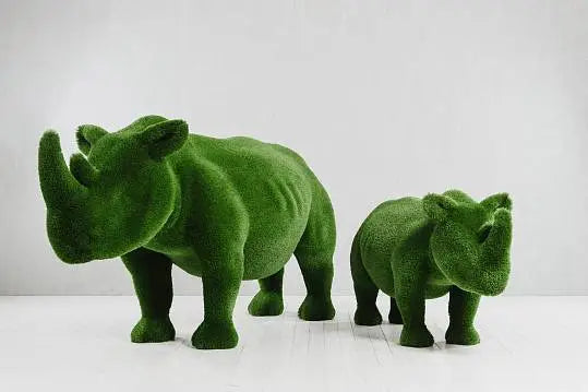 Load image into Gallery viewer, Topiary Small Rhinoceros
