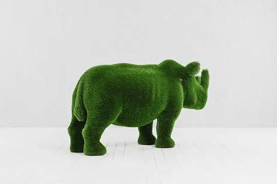 Load image into Gallery viewer, Topiary Small Rhinoceros
