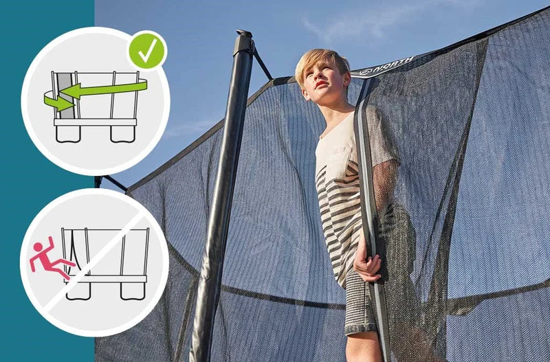 Load image into Gallery viewer, NORTH® Legend 17.5' x 12' Rectangle Above Ground Trampoline
