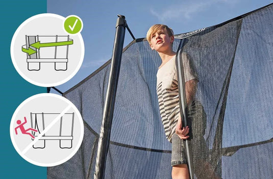 NORTH® Legend 17.5' x 12' Rectangle Above Ground Trampoline
