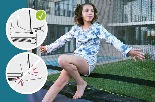 NORTH® Legend 17.5' x 12' Rectangle Above Ground Trampoline